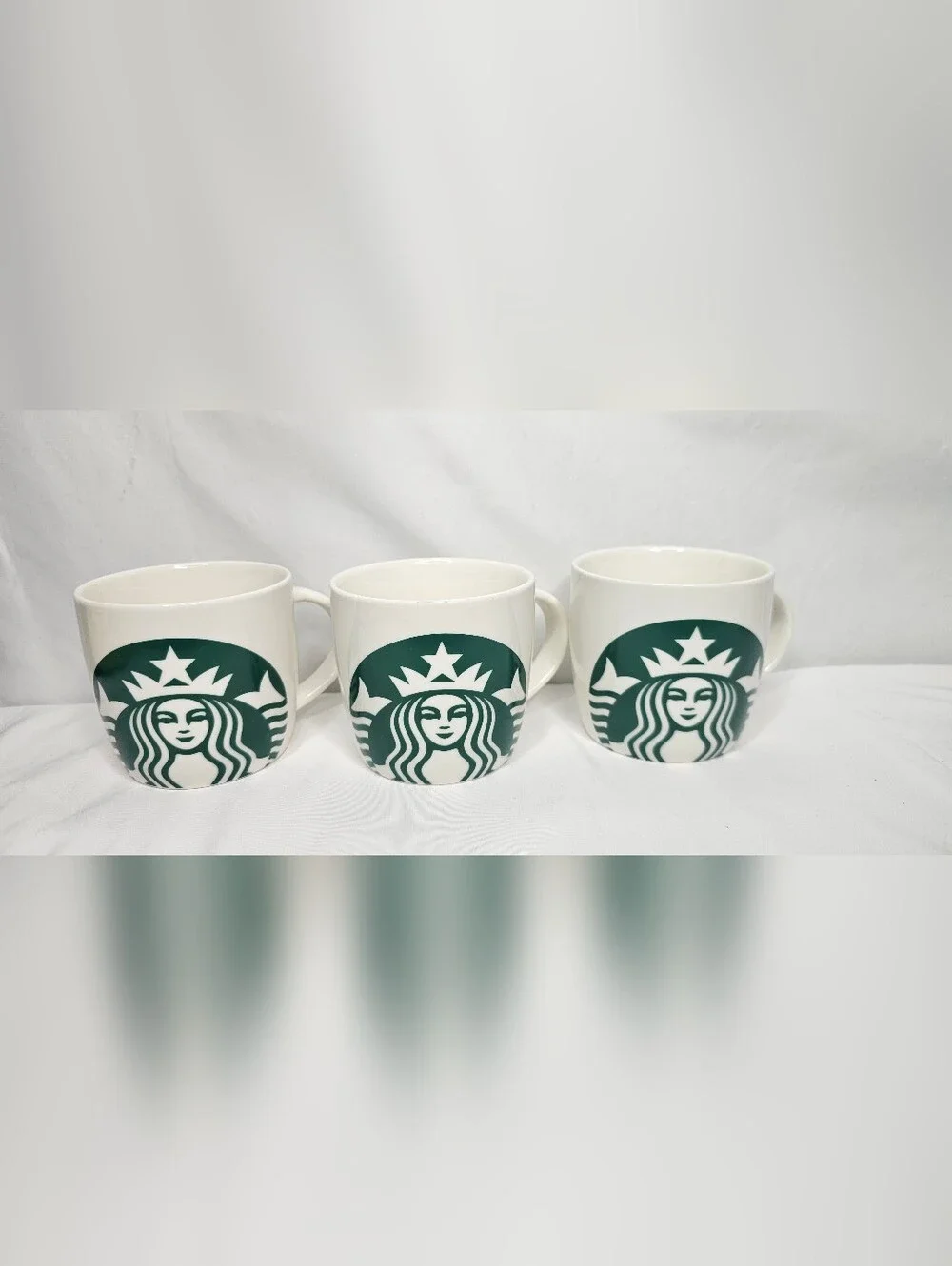 Starbucks 2017 Set of 3 Siren Mermaid Coffee Mugs